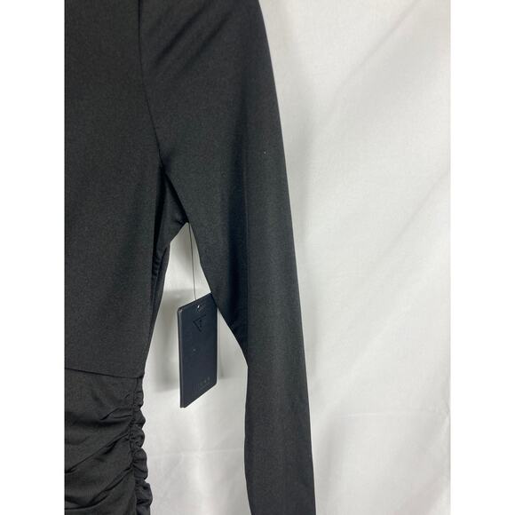 NWT Guess Knot Front Dress in Jet Black Size XS - Picture 3 of 6